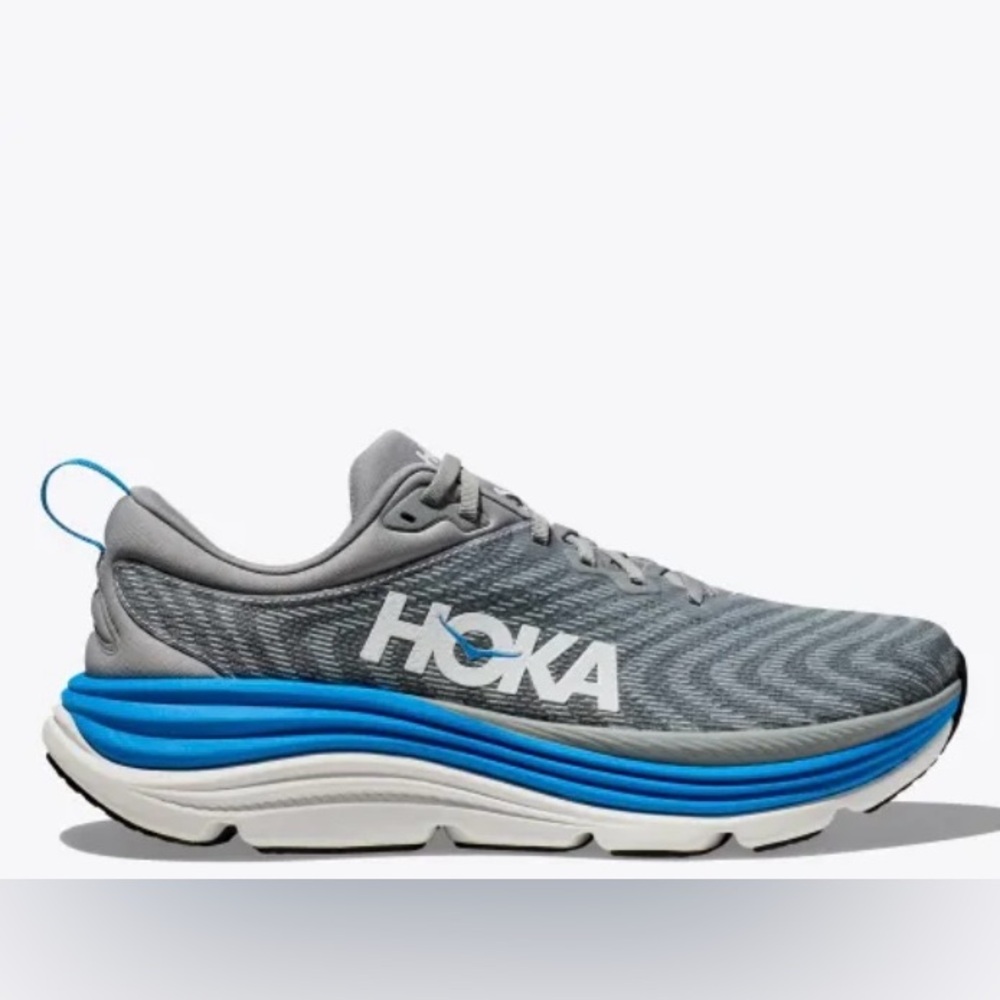 Hoka Men's Gaviota 5 Limestone / Diva Blue Running Shoes